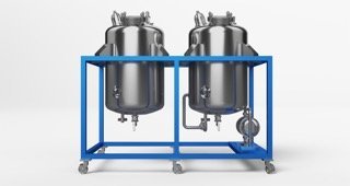chilling section for low temperature ethanol extraction and CBD processing line