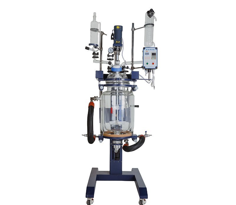 Jacketed Glass Reaction Tank