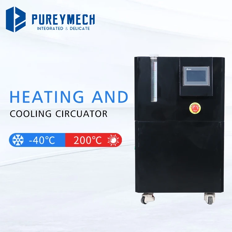 heating and cooling circulator unit for rotary evaporator and laboratory process control