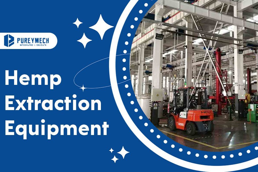 hemp extraction equipment for CBD production with stainless steel ethanol extraction system