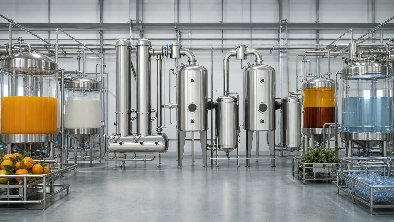 rising film evaporator applications for juice dairy pharmaceutical and chemical concentration